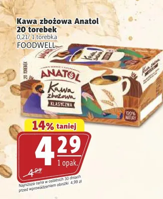 Kawa zbożowa Anatol klasyczna promocja w Prim Market