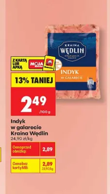 Indyk w galarecie Kraina Wędlin promocja w Biedronka