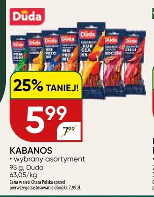 Kabanos Duda promocja w Chata Polska