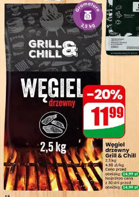 Węgiel drzewny promocja w Dino