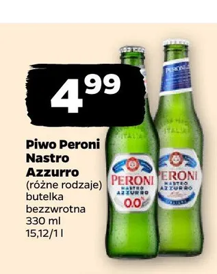 Piwo Peroni Nastro Azzurro promocja w Netto