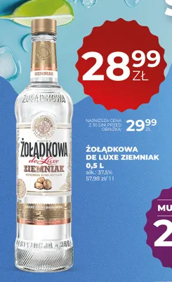 Wódka Żołądkowa de Luxe Ziemniak 37,5% promocja w Duży Ben