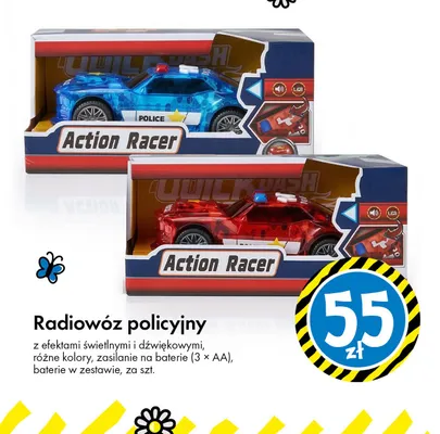 Radiowóz policyjny promocja w Tedi