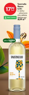Wino Tavernello Bianco promocja w Żabka