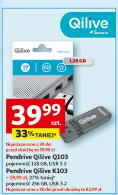 Pendrive Qilive K103 promocja w Auchan