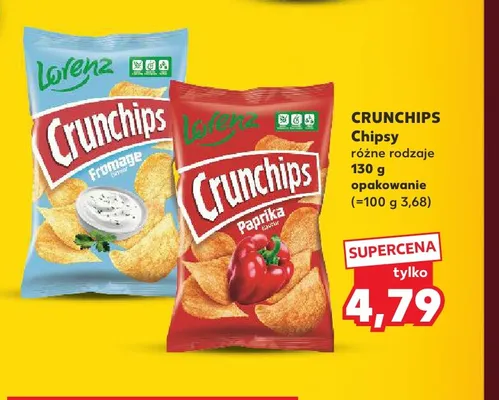 Chipsy Crunchips Fromage promocja w Kaufland