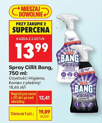 Spray Cillit Bang, czystość i higiena promocja w Biedronka