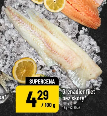 Grenadier filet bez skóry promocja w POLOmarket