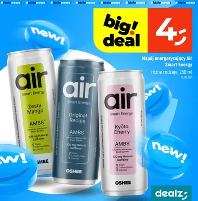 Napój energetyzujący Kyoto Cherry promocja w Dealz