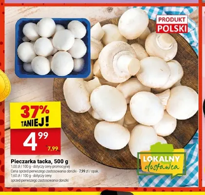 Pieczarki tacka promocja w Twój Market