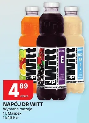 Napój Dr Witt wybrane rodzaje promocja w Chorten