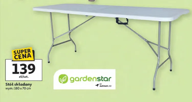 Stół składany promocja w Auchan