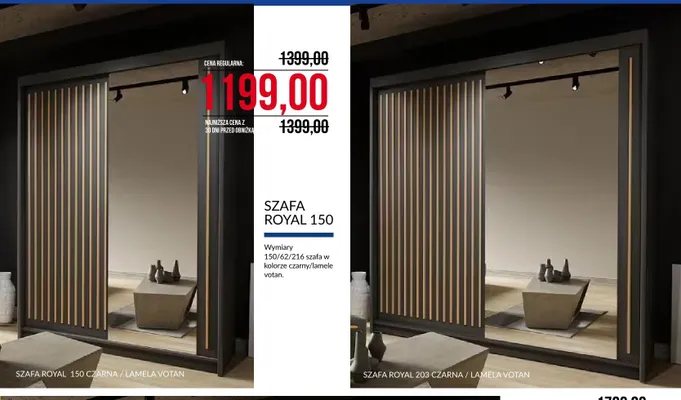 Szafa Royal 150 Abra Meble promocja w Abra Meble