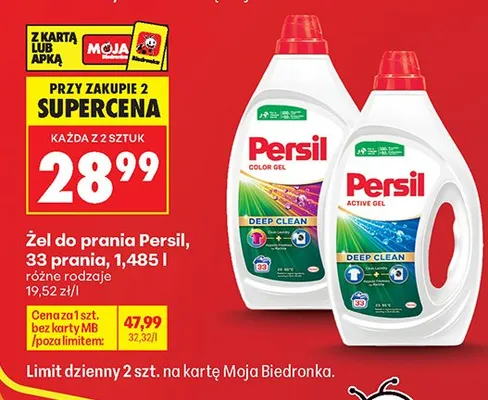 Żel do prania Persil promocja w Biedronka