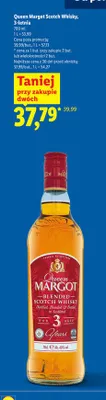 Whisky Queen Margot 3-letnia promocja w Lidl