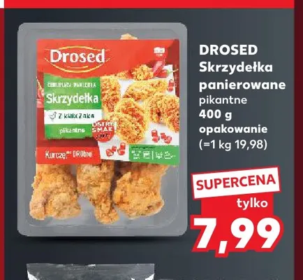 Skrzydełka panierowane pikantne Drosed promocja w Kaufland