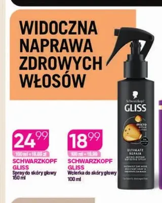 Spray do skóry głowy Gliss promocja w Drogerie Koliber