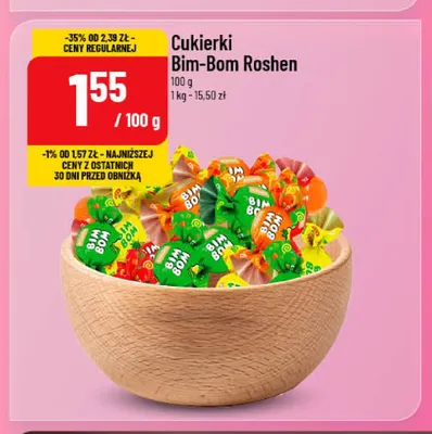 Cukierki Bim-Bom Roshen promocja w POLOmarket
