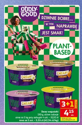 Deser wegański Oddly Good Dreamy Berries promocja w Auchan