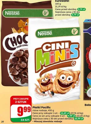 Płatki pacific różne rodzaje promocja w Dino