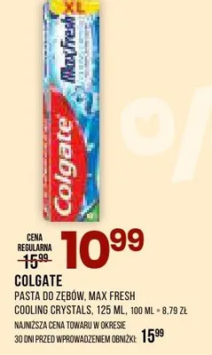 Pasta do zębów Max Fresh promocja w Drogerie Natura