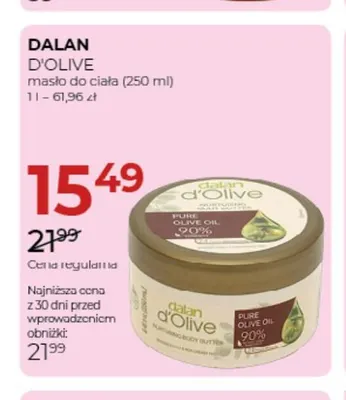 Masło do ciała d'Olive Dalan promocja w Drogerie Jawa