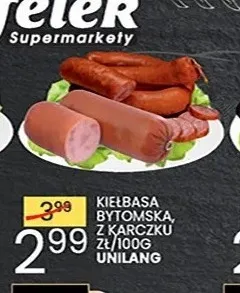 Kiełbasa z karczku Unilang promocja w Wafelek