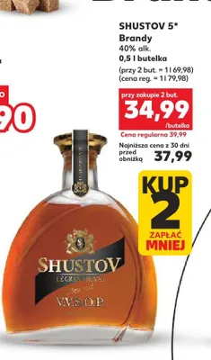 Brandy Shustov 5* promocja w Kaufland