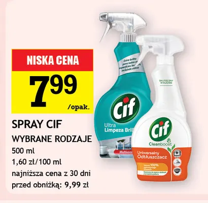 Spray Cif promocja w Gram Market