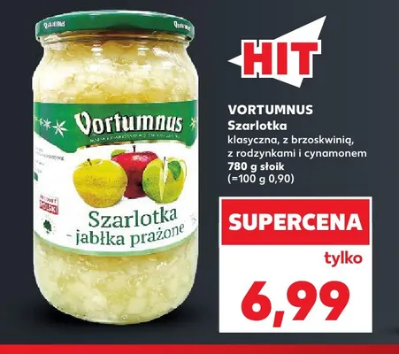 Szarlotka z brzoskwinią Vortumnus promocja w Kaufland