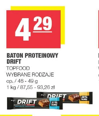 Baton proteinowy Drift promocja w SPAR