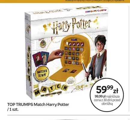 Gra planszowa Top Trumps Match Harry Potter promocja w Empik