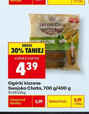 Ogórki kiszone Swojska Chata promocja w Biedronka