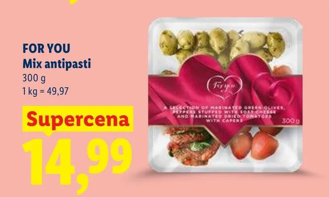 Mix antipasti For You promocja w Lidl