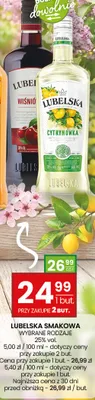 Wódka smakowa Lubelska wiśniówka promocja w Twój Market