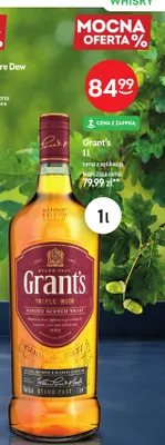 Whisky Grant's Triple Wood promocja w Żabka