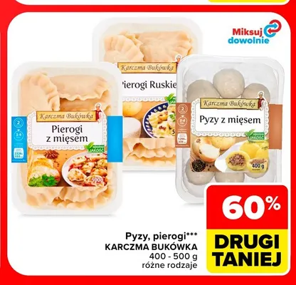 Pierogi ruskie Karczma Bukówka promocja w Carrefour Market