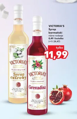 Syrop barmański Victoria's Grenadina promocja w Kaufland
