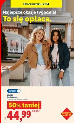 Kurtka damska promocja w Lidl