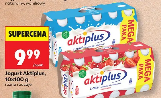 Jogurt Aktiplus promocja w Biedronka
