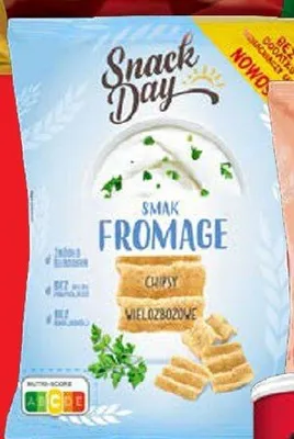 Chipsy wielozbożowe Snack Day smak fromage promocja w Lidl