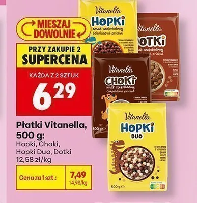 Płatki Choki Vitanella promocja w Biedronka
