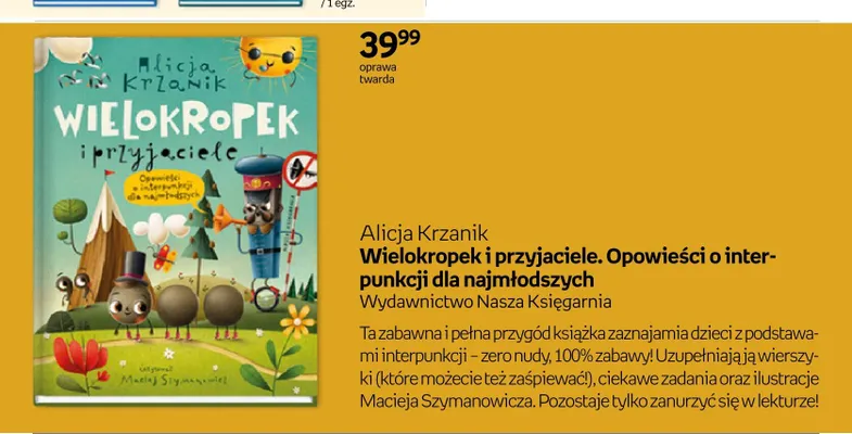 Książka Wielokropek i przyjaciele. Opowieści o interpunkcji dla najmłodszych promocja w Empik