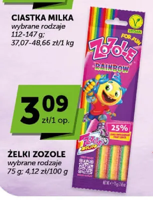 Żelki Zozole Rainbow promocja w ABC