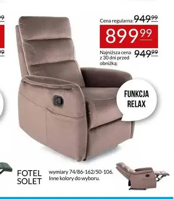 Fotel Solet promocja w Abra Meble