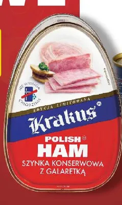 Szynka konserwowa z galaretką Krakus Polish Ham promocja w Kaufland