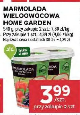Marmolada wieloowocowa home garden promocja w Stokrotka