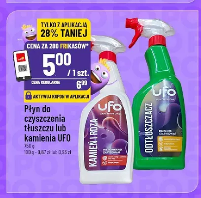 Płyn do czyszczenia kamienia i rdzy UFO promocja w POLOmarket