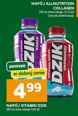 Napój Vitamin Dzik promocja w Stokrotka
