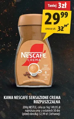 Kawa Sensazione Crema rozpuszczalna promocja w Arhelan
